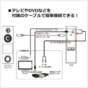 FUZE アンプ内蔵 デュアルウーファー タワ...の詳細画像4