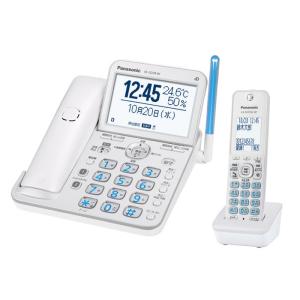 パナソニック コードレス電話機 子機1台付き VE-GD78DL-W パールホワイト Panasonic 固定電話機｜pc-akindo-y