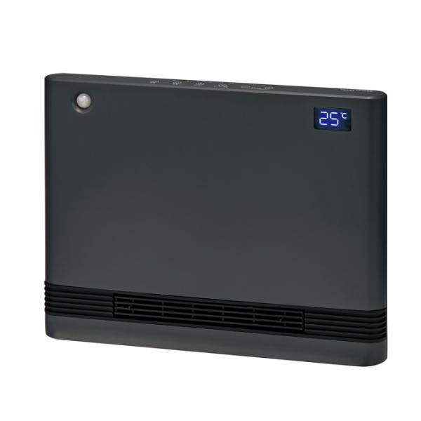 ユアサプライムス 背面が分解できるセラミックヒーター ワイド YA-PS1246SGM-H グレー ...