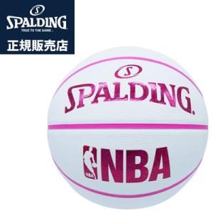 スポルディング NBA公認 バスケットボール ホログラム ホワイト/レッド ラバー 6号球 84-309J 正規販売店