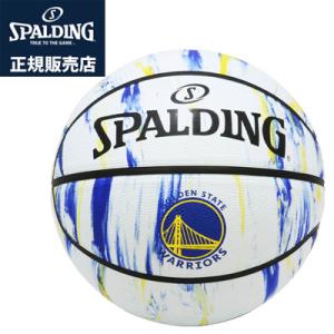 スポルディング バスケットボール ウォリアーズマーブルラバー ホワイト 6号球 84-313J 正規販売店