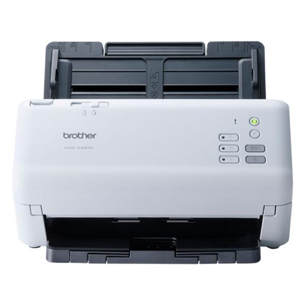 ブラザー ドキュメントスキャナー ADS-4300N 有線LAN対応 40枚/分 ADF80枚 AD...