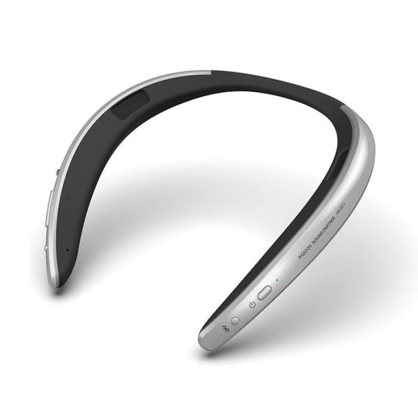 シャープ ウェアラブルAIスピーカー アクオス サウンドパートナー AN-SC1-S シルバー