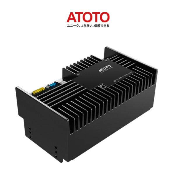 ATOTO 車載用パワーアンプ 4ch 車載アンプ カーオーディオアンプ カーアンプ 4チャンネル ...