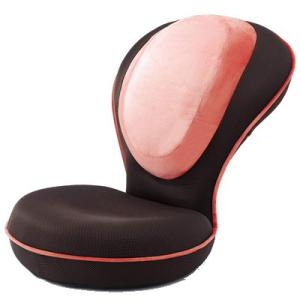 ドリーム プロイデア 背筋がGUUUN 美姿勢座椅子 D-0070-2058-03 モフモフピンク