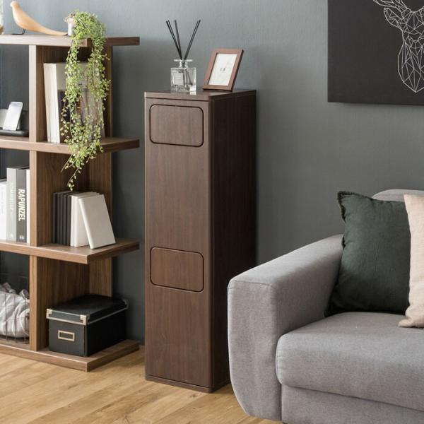 MIYATAKE ゴミ箱 20L×2 プッシュ式 木製 2段ダストボックス Empro エンプロー ...