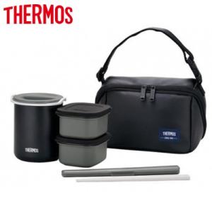 サーモス 保温弁当箱 約0.8合 マットブラック DBQ-362 MTBK ( 1コ入