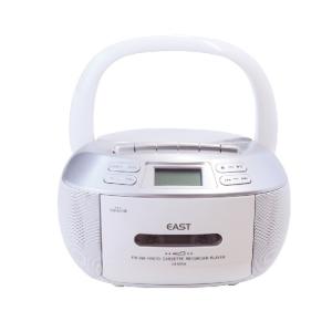 EAST CDラジカセ EA-CRCA CD再生 カセットテープ再生 AM/FMラジオ