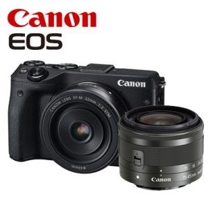 CANON ミラーレス一眼 EOS M3 ダブルレンズキット...