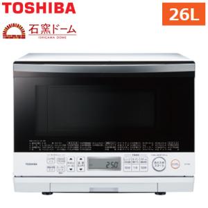 東芝 26L 過熱水蒸気オーブンレンジ 石窯ドーム ER-VD80-W グランホワイト｜pc-akindo