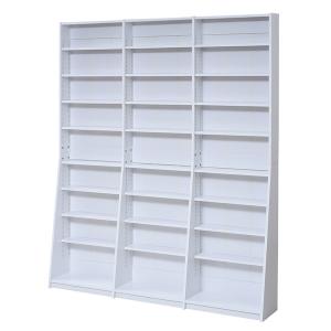 JKプラン 本棚 書棚 幅150cm 1cmピッチ 漫画本 文庫本 FRM-0011-WH ホワイト