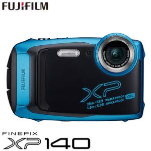 富士フイルム タフネスカメラ FinePix XP140 防水 耐衝撃 防塵 耐寒 4K動画 デジタルカメラ XPシリーズ FX-XP140SB スカイブルー｜pc-akindo