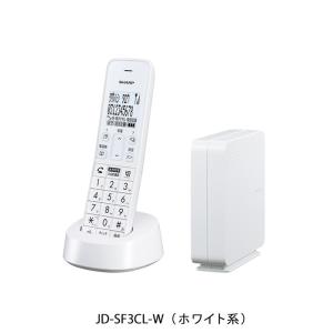 シャープ コードレス電話機 JD-SF3 子機1台 JD-SF3CL-W ホワイト系 SHARP｜pc-akindo