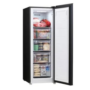冷凍ストッカー 107L ハイアール Haier ハイアール 107L 前開き式冷凍庫 JF-UFS11A-K ブラック 1