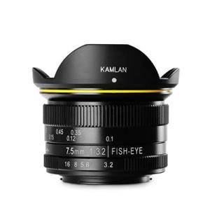 KAMLAN カムラン フィッシュアイレンズ FS7.5mm F3.2 マイクロフォーサーズマウント KAM0001｜pc-akindo