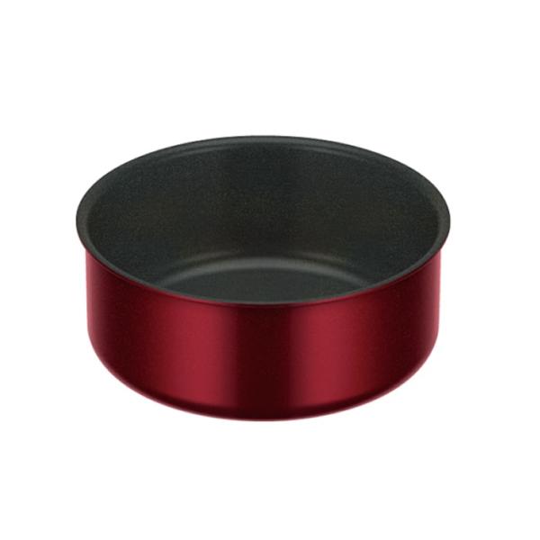 サーモス デュラブルシリーズ取っ手のとれる鍋KOD KOD-020-DR ディープレッド 20cm ...