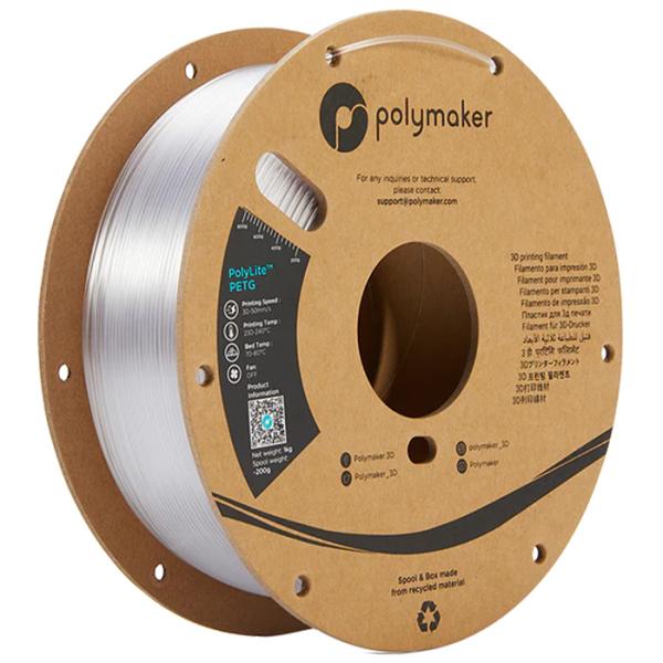 Polymaker PolyLite PETG フィラメント (1.75mm, 1kg) Clear...