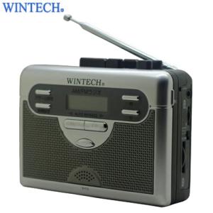 WINTECH ラジオ付 テープレコーダー FMワイドバンド対応 PCT-11R2｜pc-akindo