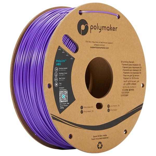 Polymaker PolyLite ABS フィラメント (1.75mm, 1kg) Purple...
