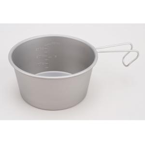 PTYGRACE アウトドア チタン深型シェラカップ 480ml 目盛付 片力商事 PY-SIE034 チタン