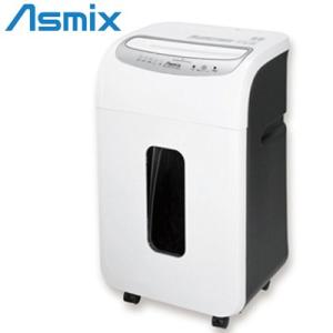 アスカ Asmix 電動 A4対応 マイクロカットシュレッダー 静音タイプ LED搭載引き出し式ダストボックス S70M ホワイト