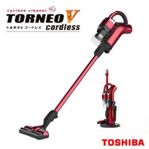 東芝 コードレスサイクロン式クリーナー トルネオV コードレス VC-CL1200-R グランレッド