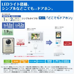 パナソニック テレビドアホン どこでもドアホン...の詳細画像1