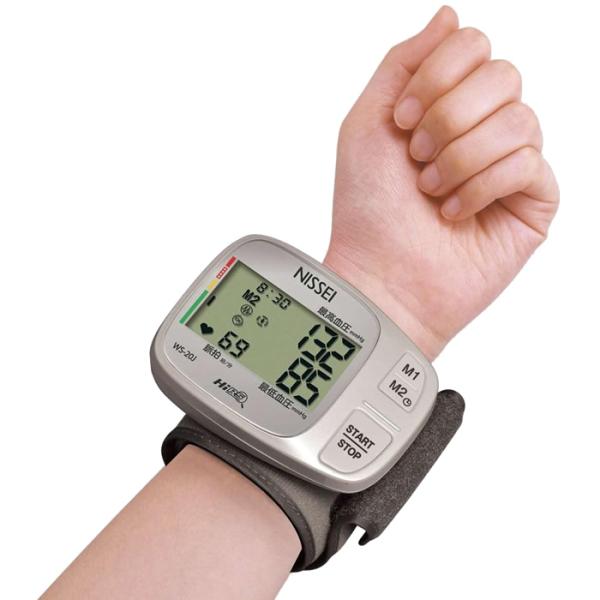 NISSEI 手首式デジタル血圧計 WS-20J 日本精密測器 乾電池式