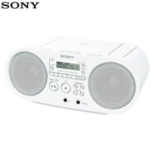 ソニー FM AM CDラジオ コンパクト ZS-S40-W ホワイト｜pc-akindo