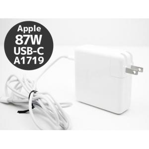 Apple アップル 純正 87W USB-C ACアダプタ 電源 A1719 Macbook USB Type-Cケーブル付き U19T 中古 送料無料 宅急便コンパクト｜pc-atlantic