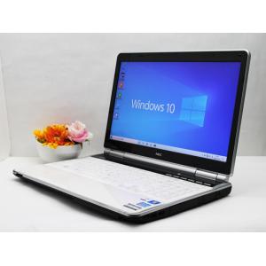 ノートパソコン Office付き 中古 送料無料 P5倍 Win10 NEC LaVie PC-LL750DS3EW Core i5 2410M 2.3GHz メモリ 8GB 新品SSD 128GB ブルーレイ Bランク R11