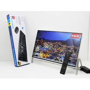 液晶一体型 23.8インチ Office付 Win10 富士通 ESPRIMO FH77/B1 Core i7 7700HQ メモリ16GB 新品SSD512GB＋HDD1TB DVD-RW マウス＆キーボードセット P38T 中古