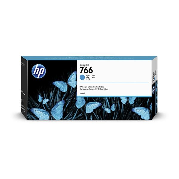 P2V89A HP 766 インクカートリッジ シアン 300ml