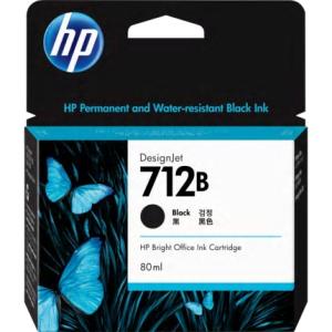 3ED29A HP712Bインクカートリッジ ブラック 80ml