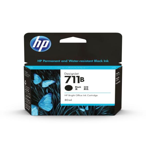3WX01A HP711Bインクカートリッジ ブラック80ml