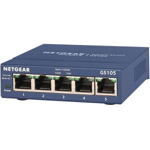 NETGEAR GS105-500JPS GS105 ギガ5ポート アンマネージ・スイッチ｜pc-express