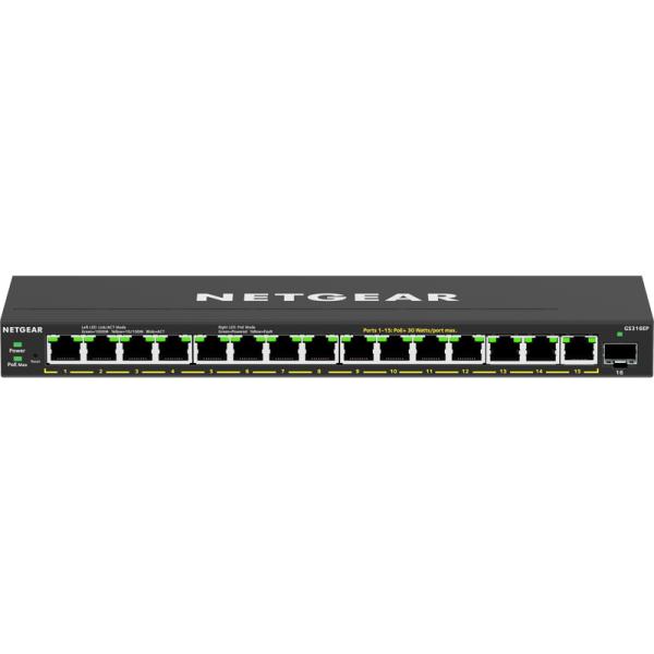 NETGEAR GS316EP-100JPS SOHO/ 家庭向けPoE+対応 (180W) ギガビ...