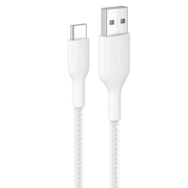 belkin CAB022fq2MWH BoostCharge Pro USB-A to USB-C...