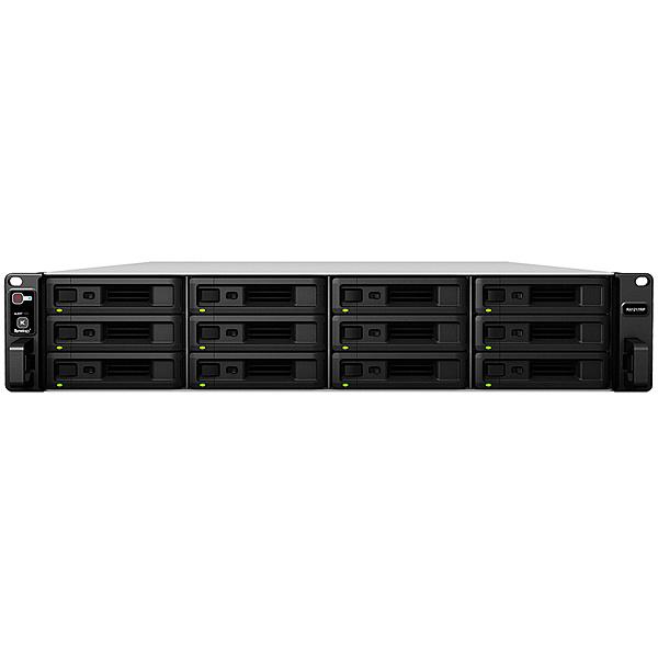 Synology RackExpansion RX1217RP 12ベイ拡張ユニット 冗長電源モデル...