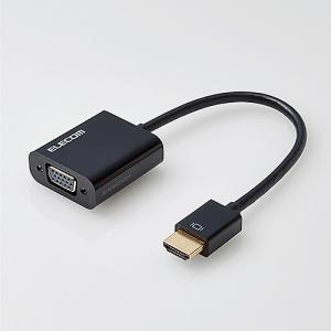 ELECOM AD-HDMIVGABK2 変換アダプタ/ HDMI - VGA/ ブラック｜pc-express