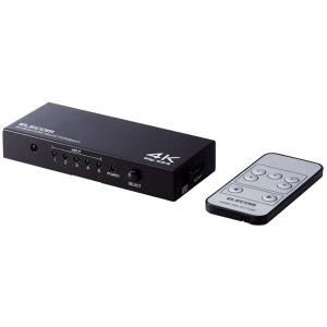 ELECOM DH-SW4KP51BK HDMI切替器/ 4K60P対応/ 5ポート/ 5入力1出力/