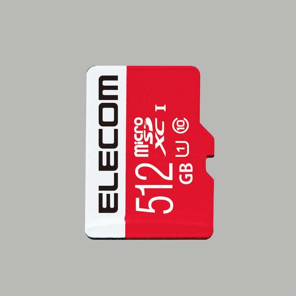 ELECOM GM-MFMS512G microSDXCカード/ UHS-I/ U1/ Class1...