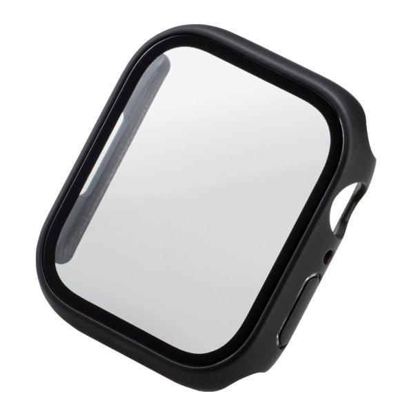 ELECOM AW-21AFCGBK Apple Watch series7 45mm用フルカバーケ...