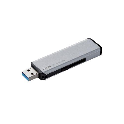ELECOM ESD-EWA0250GSV 外付けSSD/ USB3.2(Gen1)対応/ スライド...