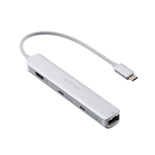 ELECOM DST-C30SV Type-C ドッキングステーション/ 充電専用USB-C×1/ ...