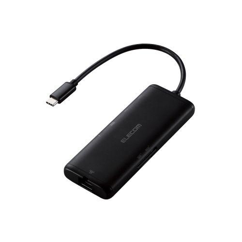 ELECOM DST-070BPBK Type-Cドッキングステーション/ USB PD対応/ US...