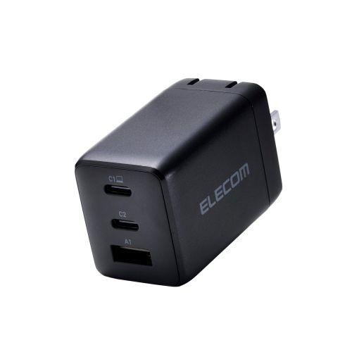 ELECOM MPA-AC10367BK ノートPC用ACアダプター/ USB充電器/ USB PD...