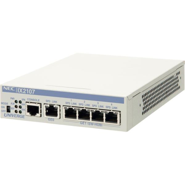 NEC BI000118 5年無償保証 VPN対応高速アクセスルータ UNIVERGE IX2107