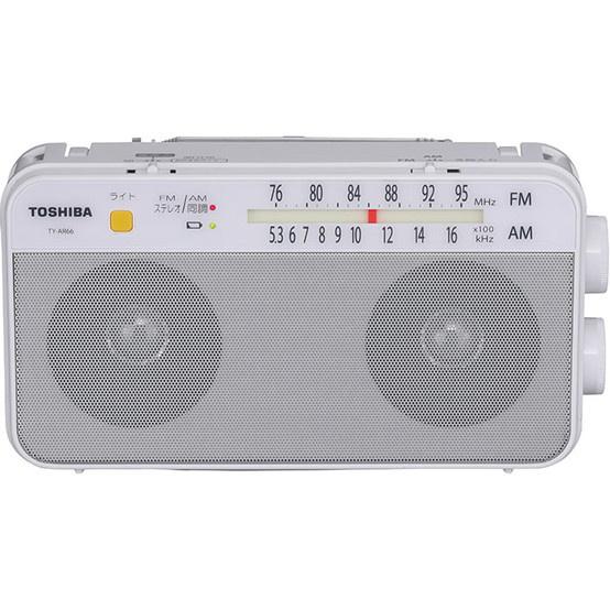 東芝 TY-AR66(W) FM/ AMステレオホームラジオ （ホワイト）