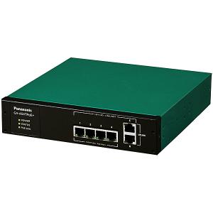 パナソニックEWネットワークス PN25048 6ポート PoE給電スイッチングハブ GA-AS4TPoE+｜pc-express